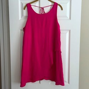 Hot Pink Scalloped Dress